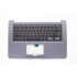 Carcasa superioara cu tastatura palmrest Laptop, Asus, VivoBook 15 X510U, X510UA, X510UAO, X510UAR, X510UF, X510UFO, X510UR, X510UQ, 90NB0GS5-R30590, 39XKGTCJN80, X510UN-1B, iluminata, gri, layout US
