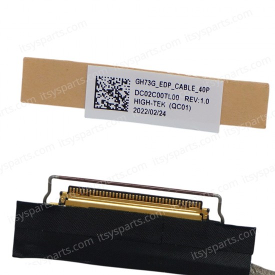 Cablu video LVDS Laptop Gaming, Acer, Predator Helios 300 PH317-55, 50.QB6N2.008, DC02C00TL00, 144Hz si 165Hz, 40 pini