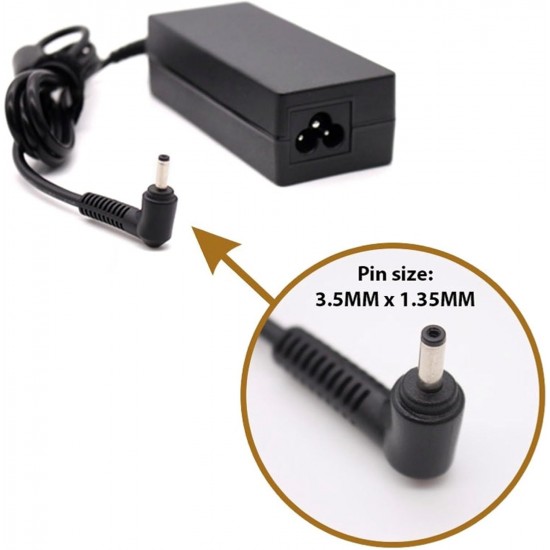 Incarcator compatibil Laptop, Medion Akoya E16401, E16402, 19V, 2.1A, 40W, mufa 3.5x1.35mm
