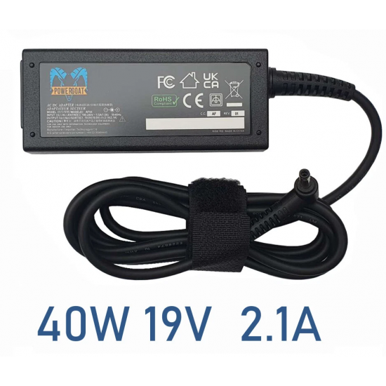 Incarcator compatibil Laptop, Medion Akoya E16401, E16402, 19V, 2.1A, 40W, mufa 3.5x1.35mm