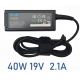 Incarcator compatibil Laptop, Medion Akoya E16401, E16402, 19V, 2.1A, 40W, mufa 3.5x1.35mm