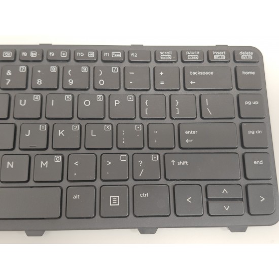 Tastatura Laptop, HP, ProBook 440 G2, 445 G2, 767476-001, iluminata, neagra, layout US