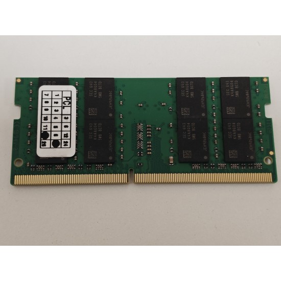 Memorie Ram Laptop, Samsung 16GB, DDR4, 1Rx8, PC4-3200AA, 1.2V, CL22, PC4-25600, M471A2K43DB1-CWE, 3200Mhz, Non-ECC, Unbuffered, sodimm, 260 pini