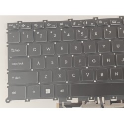 Tastatura Laptop Gaming, MSI, Prestige 16 Evo B2HMG, MS-15A1, iluminata, 6 pini, neagra, layout US