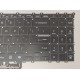 Tastatura Laptop Gaming, MSI, Prestige 16 Evo B2HMG, MS-15A1, iluminata, 6 pini, neagra, layout US