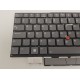 Tastatura Laptop, Lenovo, ThinkPad X1 Yoga 7th Type 21CD, 21CE, iluminata, gri, layout UK