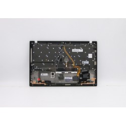 Carcasa superioara cu tastatura Laptop, Lenovo, X1 Carbon 7th Type 20QD, 20QE, 5M10W85945, 5M10W86017, iluminata, Deep Black, layout UK