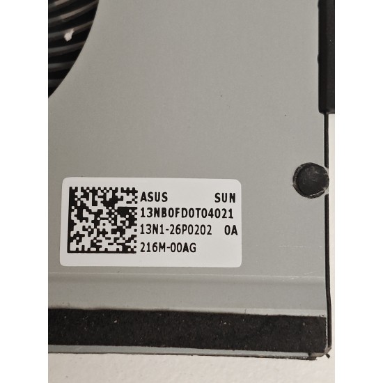 Cooler Laptop, Asus, VivoBook 15 K542U, K542UF, 13NB0FD0T04021, EG50050S1-CB30-S9A, 13N1-26P0202, 5V, 2.25W