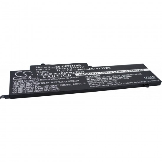Baterie compatibila Laptop, Dell, Inspiron 15 7568, P55F, P55F002, CS-DE3147NB, GK5KY, 04K8YH, 11.1V, 3900mAh, 43.29Wh
