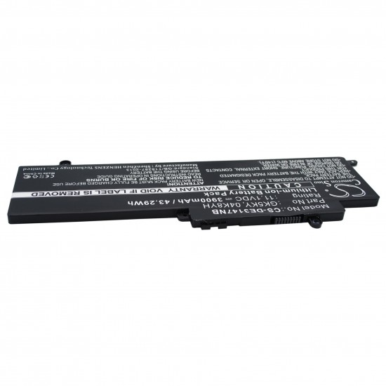 Baterie compatibila Laptop, Dell, Inspiron 15 7568, P55F, P55F002, CS-DE3147NB, GK5KY, 04K8YH, 11.1V, 3900mAh, 43.29Wh