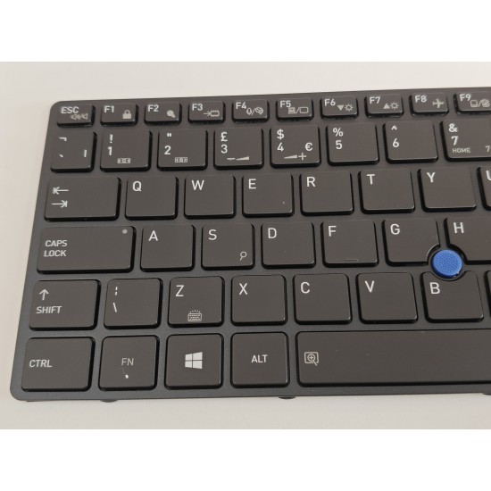 Tastatura Laptop, Toshiba, Tecra X40-D, X40-E, iluminata, neagra, layout UK