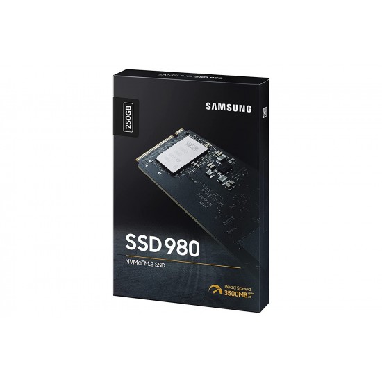 Solid State Drive (SSD) Laptop Samsung, 980, 250GB, MZ-V8V250, PCIe Gen 3 x4, M.2 format 2280, 1600MB/S, 2900MB/S