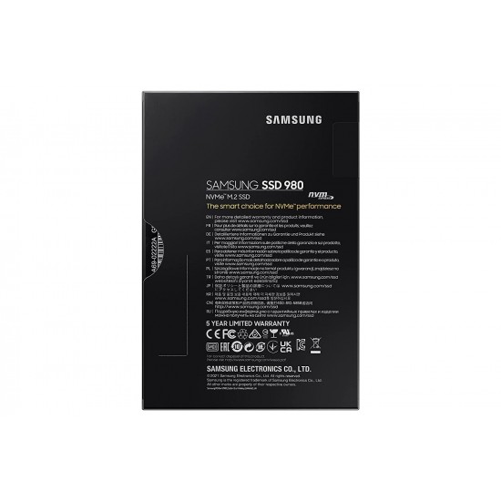 Solid State Drive (SSD) Laptop Samsung, 980, 250GB, MZ-V8V250, PCIe Gen 3 x4, M.2 format 2280, 1600MB/S, 2900MB/S