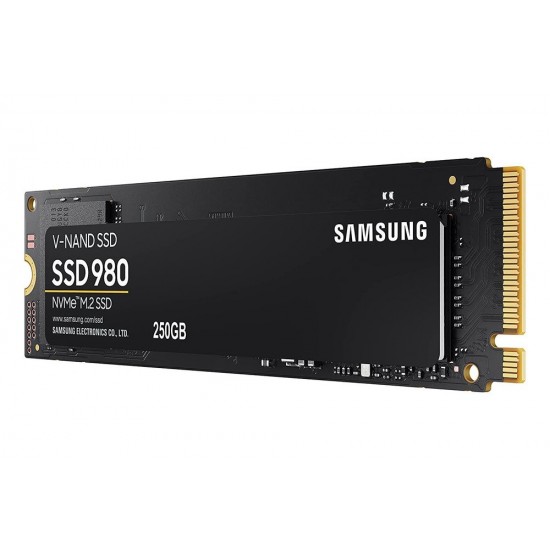 Solid State Drive (SSD) Laptop Samsung, 980, 250GB, MZ-V8V250, PCIe Gen 3 x4, M.2 format 2280, 1600MB/S, 2900MB/S
