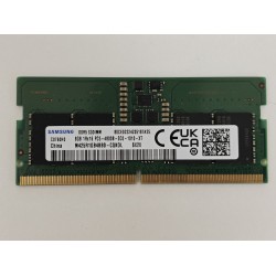 Memorie ram Laptop Samsung 8GB, DDR5, 1Rx16, 4800Mhz, MTC4C10163S1SC56BD1, PC5-4800B, CL40, 1.1V, Non-ECC, sodimm, 262 pini, bulk
