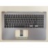 Carcasa superioara cu tastatura palmrest Laptop, Asus, VivoBook 15 K530F, K530FN, 90NB0I94-R32UK0, 13NB0IA4AP0321, FBXKJ006010, X530UA-1D, iluminata, gri, layout US/UK