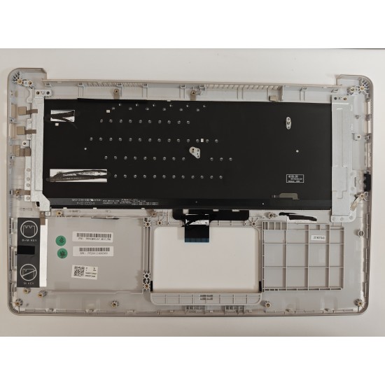 Carcasa superioara cu tastatura palmrest Laptop, Asus, VivoBook 15 S510Q, S510QA, 90NB0GS7-R31290, 13NB0FYH7AP0331, 39XKGTCJNA0, 13NB0FY2P03111-1, iluminata, aurie, layout US