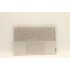 Carcasa superioara cu tastatura palmrest Laptop, Lenovo, IdeaPad Yoga 9 14IAP7 Type 82LU, 5CB1H23744, AM2BY000400, iluminata, Oatmeal, layout US