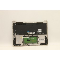 Carcasa superioara cu tastatura palmrest Laptop, Lenovo, IdeaPad Yoga 9 14IAP7 Type 82LU, 5CB1H23744, AM2BY000400, iluminata, Oatmeal, layout US