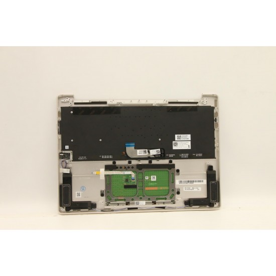 Carcasa superioara cu tastatura palmrest Laptop, Lenovo, IdeaPad Yoga 9 14IAP7 Type 82LU, 5CB1H23744, AM2BY000400, iluminata, Oatmeal, layout US