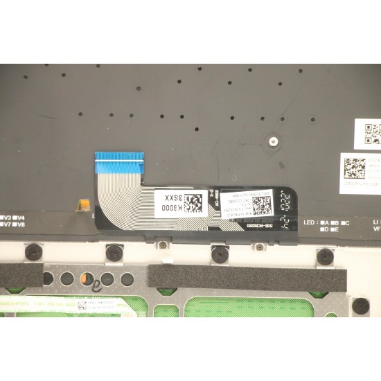 Carcasa superioara cu tastatura palmrest Laptop, Lenovo, IdeaPad Yoga 9 14IAP7 Type 82LU, 5CB1H23744, AM2BY000400, iluminata, Oatmeal, layout US