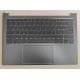 Carcasa superioara cu tastatura palmrest Laptop, Lenovo, Yoga Slim 7 Pro 14IAH7 Type 82UT, 5CB1J30910, AM2KF000520, ET2KF000600, AM2KF000600, iluminata, albastra, layout US