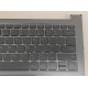 Carcasa superioara cu tastatura palmrest Laptop, Lenovo, Yoga Slim 7 Pro 14IAH7 Type 82UT, 5CB1J30910, AM2KF000520, ET2KF000600, AM2KF000600, iluminata, albastra, layout US