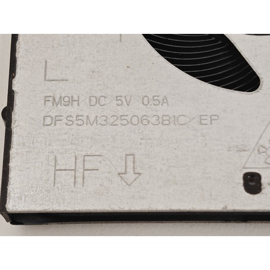 Set coolere Laptop, Lenovo, Legion 5-17IMH05 Type 82B3, 5F10S13915, 5F10S13916, 5V, 0.5A