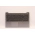 Carcasa superioara cu tastatura palmrest Laptop, Lenovo, IdeaPad 3 15ABA7 Type 82RN, 82T8, 5CB1H78294, AP2JD000330, EC2JD000210, AM2JD000310, JS578, iluminata, Artic Grey, layout US