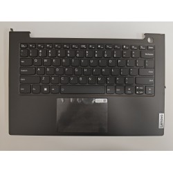 Carcasa superioara cu tastatura palmrest Laptop, Lenovo, ThinkBook 14 G4 IAP Type 21DH, 5CB1B08027, AP36R000150, ET2XD000200, ET2XD000900, neagra, iluminata, layout US