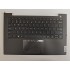 Carcasa superioara cu tastatura palmrest Laptop, Lenovo, ThinkBook 14 G2 ITL Type 20VD, 5CB1B08027, AP36R000150, ET2XD000200, ET2XD000900, neagra, iluminata, layout US
