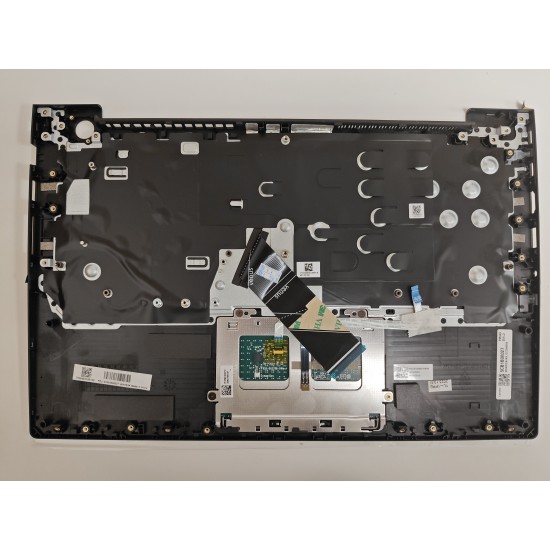 Carcasa superioara cu tastatura palmrest Laptop, Lenovo, ThinkBook 14 G2 ITL Type 20VD, 5CB1B08027, AP36R000150, ET2XD000200, ET2XD000900, neagra, iluminata, layout US