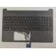 Carcasa superioara cu tastatura palmrest Laptop, HP, 15S-FQ, TPN-Q222, FA0P5002010, iluminata, gri, layout US