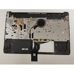 Carcasa superioara cu tastatura palmrest Laptop, HP, 15S-FQ, TPN-Q222, FA0P5002010, iluminata, gri, layout US