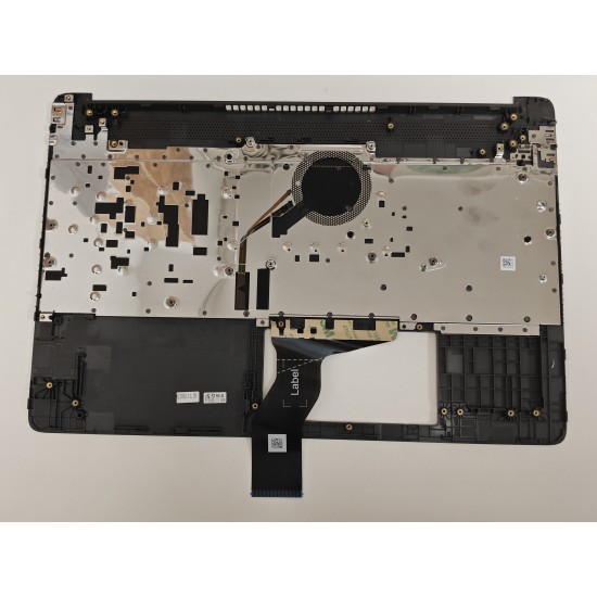 Carcasa superioara cu tastatura palmrest Laptop, HP, 15S-FQ, TPN-Q222, FA0P5002010, iluminata, gri, layout US