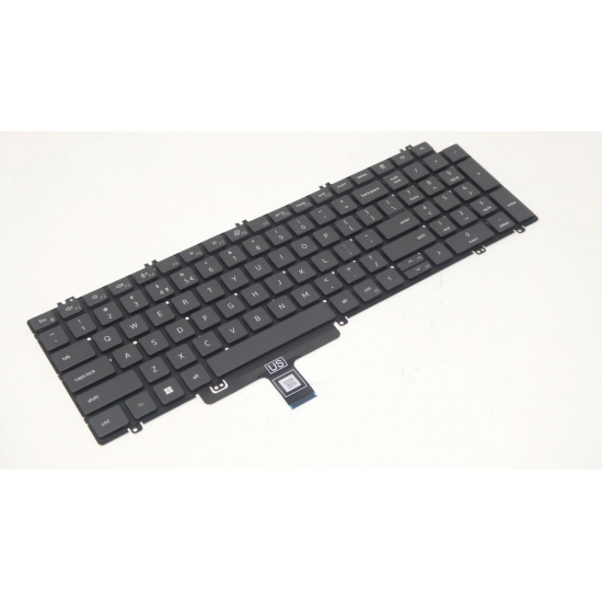 Tastatura Laptop, Dell, Precision 3560, 3561, 3570, 3571, 3580, 3581, PWKC3, 0PWKC3, neagra, layout US
