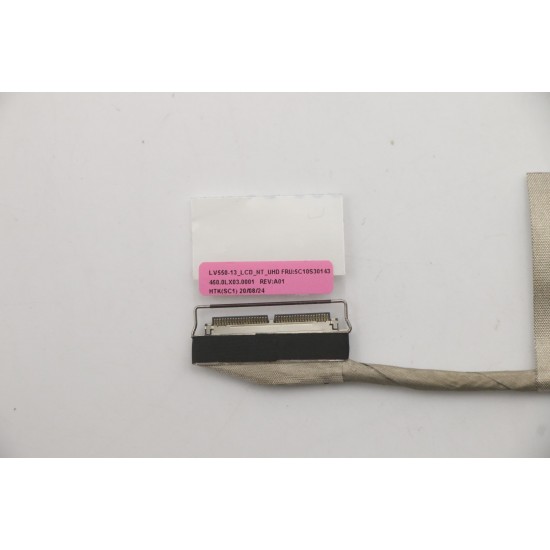 Cablu video LVDS Laptop, Lenovo, ThinkBook 13s G2 ITL Type 20V9, 5C10S30143, 450.0LX03.0001, 450.0LX03.0011, LV550-13, UHD, non touch, 40 pini