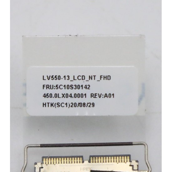 Cablu video LVDS Laptop, Lenovo, ThinkBook 13s G2 ITL Type 20V9, 5C10S30142, 450.0LX04.0001, LV550-13 LCD NT, FHD, non touch, 30 pini