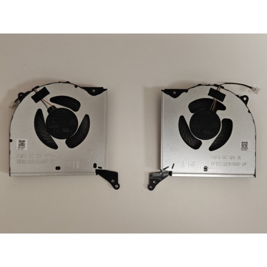 Set coolere Laptop Gaming, Lenovo, Legion Pro 7 16ARX8H Type 82WS, 5H40S20993, 5H40S20994, DFSCL12E06486P-FQF7, 0FQF70000H, DFSCL12E16486P-FQF8, 0FQF80000H, 12V, 1A