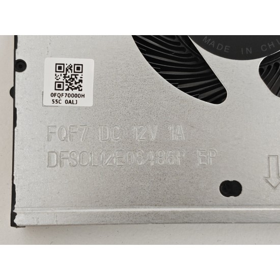 Set coolere Laptop Gaming, Lenovo, Legion Pro 7 16ARX8H Type 82WS, 5H40S20993, 5H40S20994, DFSCL12E06486P-FQF7, 0FQF70000H, DFSCL12E16486P-FQF8, 0FQF80000H, 12V, 1A