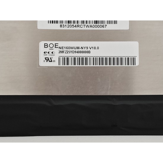 Display Laptop Gaming, Asus, TUF A16 FA607P, FA607PI, FA607PV, 16 inch, FHD+ 1920x1200, non touch, 165Hz, 40 pini