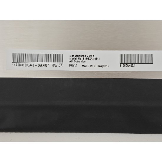 Display Laptop Gaming, Asus, ROG Zephyrus G15 GA551Q, GA551QS, 18010-15617700, B156ZAN05.1, 15.6 inch, LED, UHD, 4K, 3840x2160, IPS, 120Hz, 40 pini