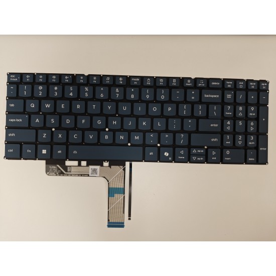 Tastatura Laptop, Lenovo, Yoga Pro 9 16IMH9 Type 83DN, iluminata, albastra, layout US