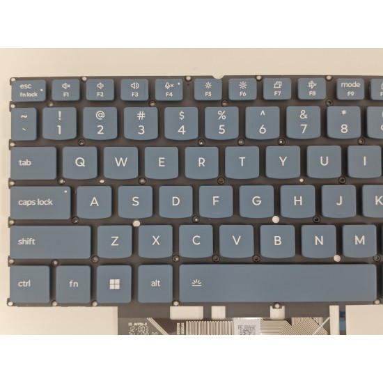 Tastatura Laptop, Lenovo, Yoga Pro 9 16IMH9 Type 83DN, iluminata, albastra, layout US