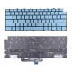 Tastatura Laptop, Dell, XPS 13 9315, P153G, P153G001, iluminata, albastru deschis, layout US