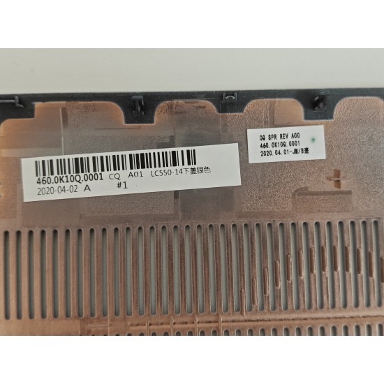 Carcasa inferioara bottom case Laptop, Lenovo, IdeaPad Flex 5-14ITL05 Type 82HS, 82LT, 460.0K10Q.0001, argintiu