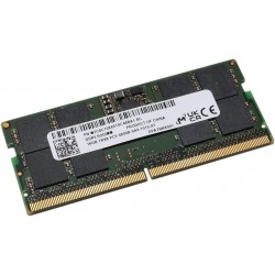 Memorie ram Laptop Micron 16GB, DDR5, 1Rx8, 4800Mhz, PC5-4800B, MTC8C1084S1SC48BA1 BC, PC5-4800B, CL40, 1.1V, Non-ECC, sodimm, 262 pini
