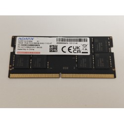Memorie ram Laptop ADATA 16GB, DDR5, 1Rx8, 5600Mhz, PC5-4800B, AO1V56WCSV1-BKXS, PC5-44800, CL46, 1.1V, Non-ECC, sodimm, 262 pini