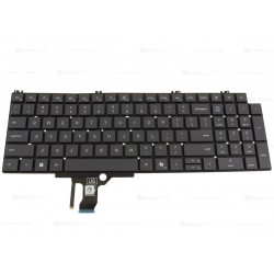 Tastatura Laptop, Dell, Pro Max Plus 16 MB16250, P142F, P142F001, iluminata, neagra, layout US