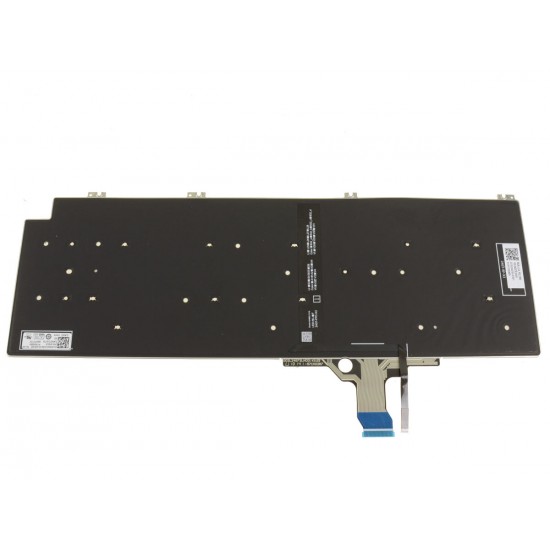 Tastatura Laptop, Dell, Pro Max 16 MC16255, P136F, P136F002, iluminata, neagra, layout US